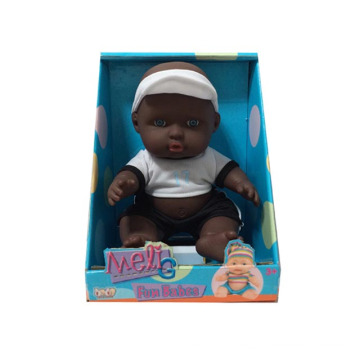 8,5 &quot;Schwarze Baby-Puppe mit Parfüm